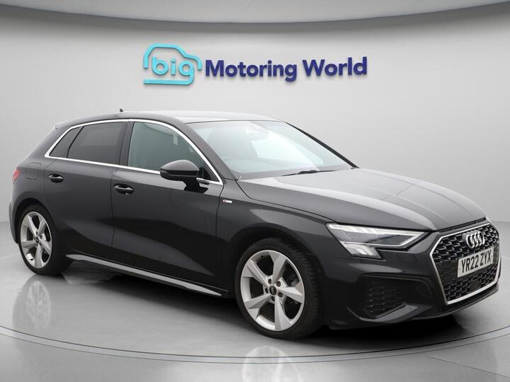 Audi A3 1.0 TFSI 30 S Line Sportback S Tronic Euro 6 (s/s) 5dr