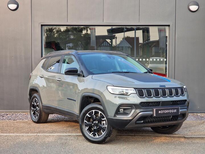 Jeep Compass 1.3 GSE T4 11.4kWh Trailhawk Auto 4xe Euro 6 (s/s) 5dr Jeep Compass 1.3 GSE T4 11.4kWh Trailhawk Auto 4xe Euro 6 (s/s) 5dr