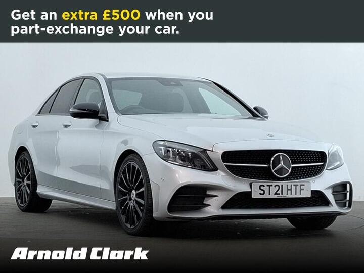 Mercedes-Benz C Class 2.0 C220d AMG Line Night Edition (Premium) G-Tronic+ Euro 6 (s/s) 4dr