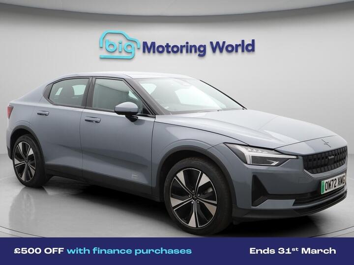 Polestar Polestar 2 Single Motor 69kWh Standard Range Fastback Auto FWD 5dr
