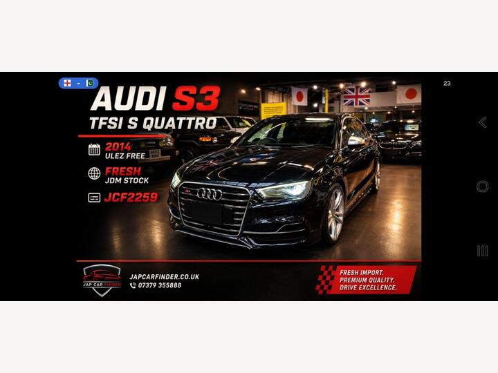 Audi S3 TFSI S Tronic Quattro Euro 6 (s/s) 4dr