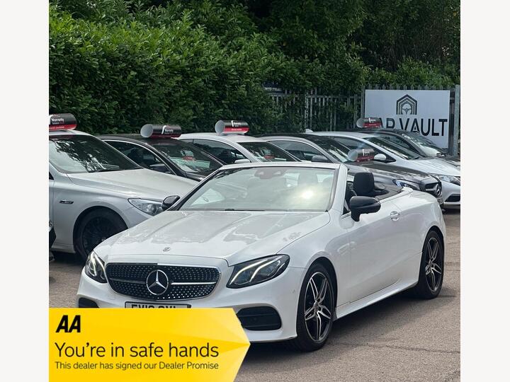 Mercedes-Benz E Class 2.0 E220d AMG Line (Premium) Cabriolet G-Tronic+ Euro 6 (s/s) 2dr