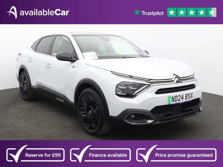 Citroen E-C4 X 50kWh E-series Fastback Auto 4dr (7.4kW Charger)