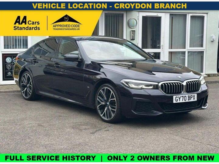 BMW 5 SERIES 2.0 530e 12kWh M Sport Steptronic Euro 6 (s/s) 4dr