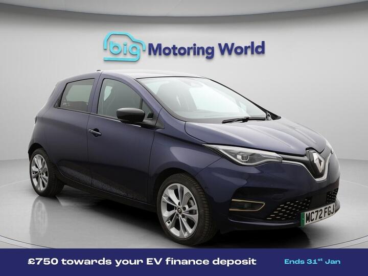 Renault Zoe R135 EV50 52kWh Iconic Auto 5dr (Boost Charge)