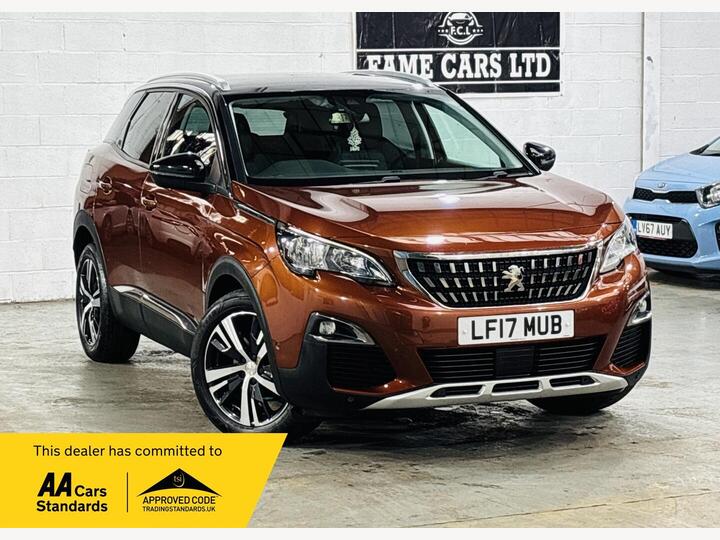 Peugeot 3008 1.6 BlueHDi Allure EAT Euro 6 (s/s) 5dr Peugeot 3008 1.6 BlueHDi Allure EAT Euro 6 (s/s) 5dr