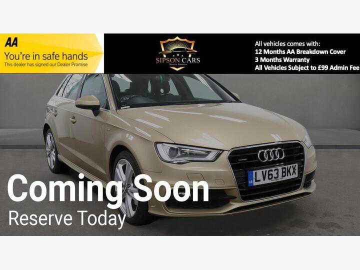 Audi A3 1.8 TFSI S Line Sportback S Tronic Quattro Euro 6 (s/s) 5dr