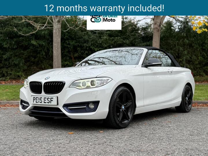 BMW 2 Series 2.0 220d Sport Auto Euro 6 (s/s) 2dr