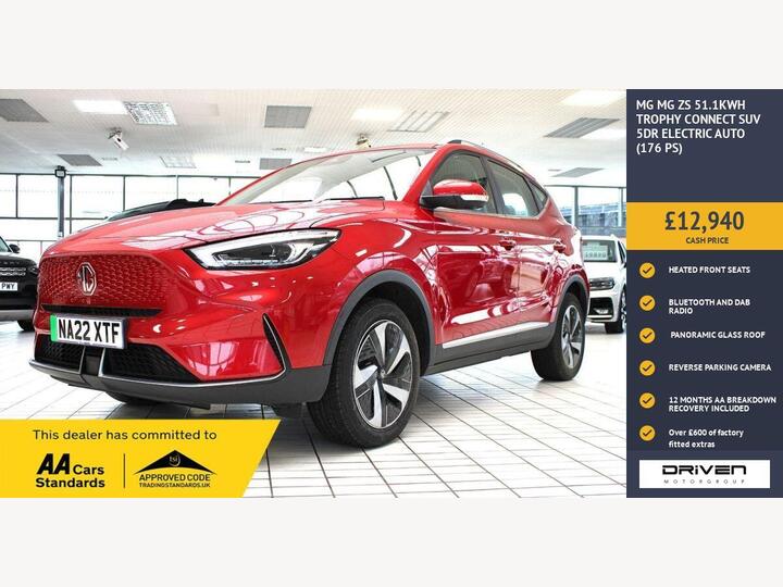 MG MG ZS 51.1kWh Trophy Connect Auto 5dr