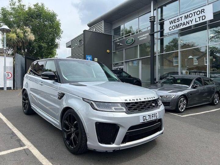 Land Rover RANGE ROVER SPORT SVR 5.0 P575 V8 SVR Auto 4WD Euro 6 (s/s) 5dr Land Rover RANGE ROVER SPORT SVR 5.0 P575 V8 SVR Auto 4WD Euro 6 (s/s) 5dr
