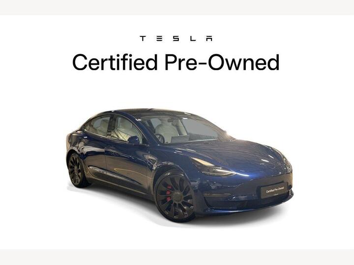 Tesla Model 3 (Dual Motor) Performance Auto 4WDE 4dr (Performance Upgrade)