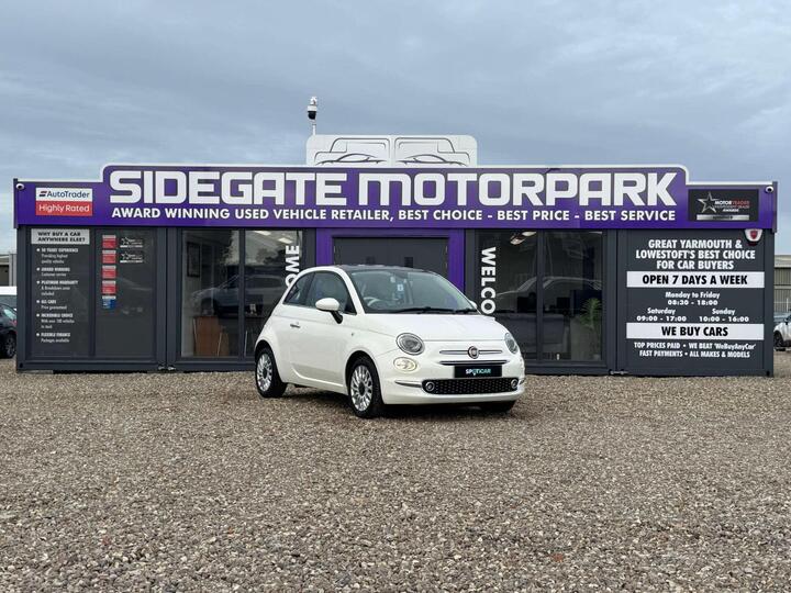 Fiat 500 1.2 Lounge Euro 6 (s/s) 3dr
