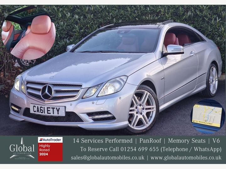 Mercedes-Benz E-CLASS 3.0 E350 CDI V6 BlueEfficiency Sport Edition 125 G-Tronic Euro 5 2dr Mercedes-Benz E-CLASS 3.0 E350 CDI V6 BlueEfficiency Sport Edition 125 G-Tronic Euro 5 2dr