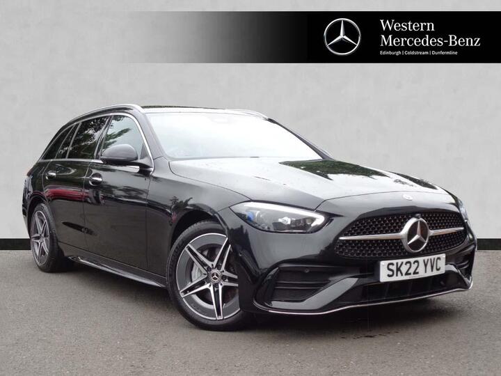 Mercedes-Benz C-Class Estate 2.0 C300e 25.4kWh AMG Line (Premium Plus) G-Tronic+ Euro 6 (s/s) 5dr Mercedes-Benz C-Class Estate 2.0 C300e 25.4kWh AMG Line (Premium Plus) G-Tronic+ Euro 6 (s/s) 5dr