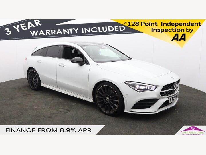 Mercedes-Benz CLA 1.3 CLA200 AMG Line Night Edition (Premium Plus) Shooting Brake 7G-DCT Euro 6 (s/s) 5dr Mercedes-Benz CLA 1.3 CLA200 AMG Line Night Edition (Premium Plus) Shooting Brake 7G-DCT Euro 6 (s/s) 5dr