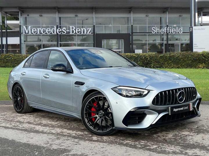 Mercedes-Benz C Class 2.0 C63 6.1kWh AMG S E Performance Night Edition (Premium Plus) SpdS MCT 4MATIC+ Euro 6 (s/s) 4dr Mercedes-Benz C Class 2.0 C63 6.1kWh AMG S E Performance Night Edition (Premium Plus) SpdS MCT 4MATIC+ Euro 6 (s/s) 4dr