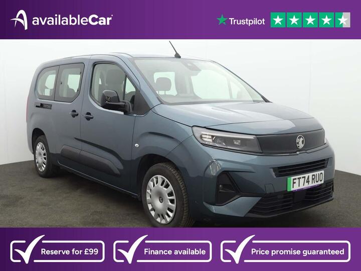 Vauxhall Combo Life Electric 52kWh Design XL MPV Auto 5dr (7.4kW Charger)