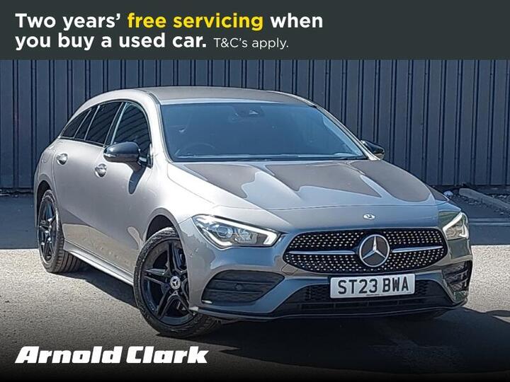 Mercedes-Benz CLA 1.3 CLA250e 15.6kWh AMG Line (Premium) Shooting Brake 8G-DCT Euro 6 (s/s) 5dr Mercedes-Benz CLA 1.3 CLA250e 15.6kWh AMG Line (Premium) Shooting Brake 8G-DCT Euro 6 (s/s) 5dr