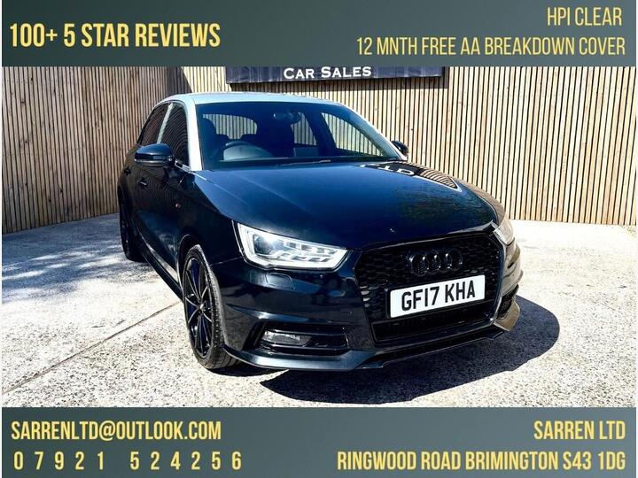 Audi A1 1.6 TDI Black Edition Sportback S Tronic Euro 6 (s/s) 5dr