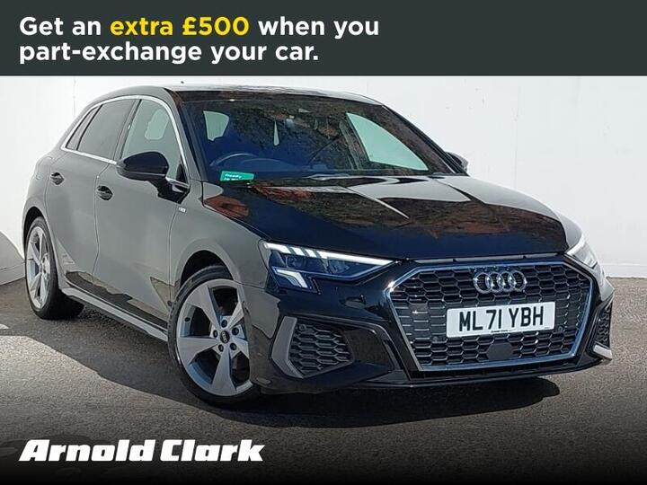 Audi A3 1.0 TFSI 30 S Line Sportback S Tronic Euro 6 (s/s) 5dr