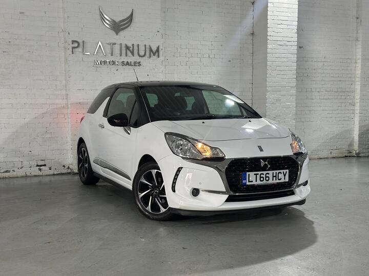 DS AUTOMOBILES DS 3 1.2 PureTech Elegance EAT6 Euro 6 (s/s) 3dr DS AUTOMOBILES DS 3 1.2 PureTech Elegance EAT6 Euro 6 (s/s) 3dr