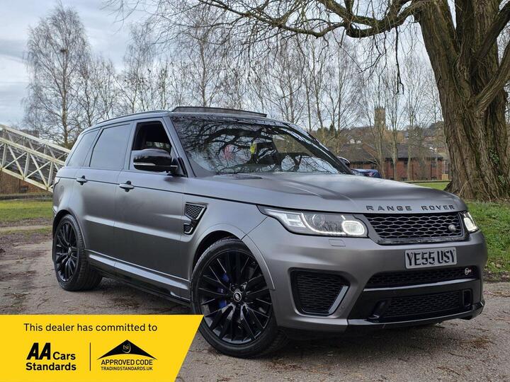 Land Rover Range Rover Sport 5.0 V8 SVR Auto 4WD Euro 6 (s/s) 5dr Land Rover Range Rover Sport 5.0 V8 SVR Auto 4WD Euro 6 (s/s) 5dr