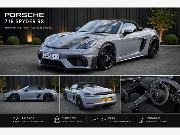 Porsche 718 Spyder 4.0 RS Spyder PDK Euro 6 (s/s) 2dr