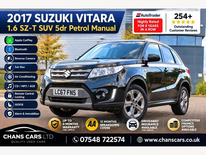 Suzuki Vitara 1.6 SZ-T Euro 6 (s/s) 5dr