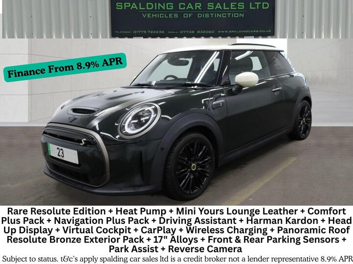 MINI Electric Hatch Cooper SE 32.6kWh Resolute Edition Auto 3dr
