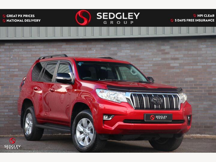 Toyota Land Cruiser 2.8D Active Auto 4WD Euro 6 (s/s) 5dr (7 Seat)