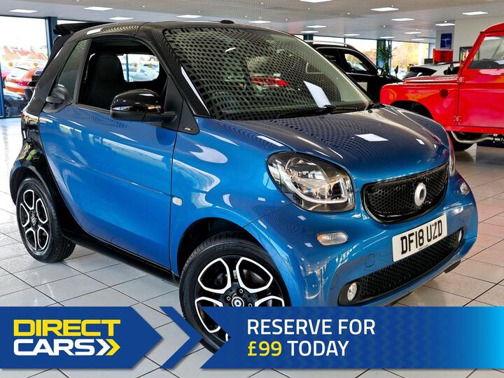 Smart Fortwo 0.9T Prime (Premium Plus) Cabriolet Twinamic Euro 6 (s/s) 2dr