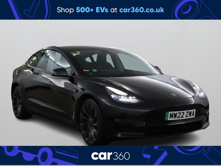 Tesla Model 3 (Dual Motor) Performance Auto 4WDE 4dr (Performance Upgrade)