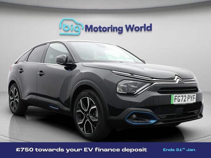Citroen E-C4 50kWh Shine Plus Auto 5dr (7.4kW Charger)