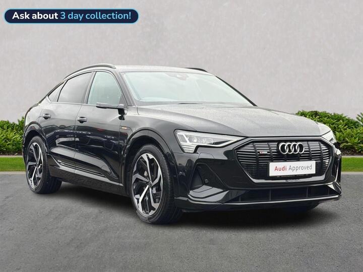 Audi E-TRON 50 Black Edition Sportback Auto Quattro 5dr 71.2kWh (11kW Charger)