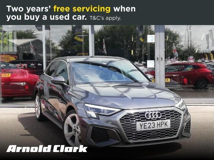 Audi A3 1.0 TFSI 30 S Line Sportback S Tronic Euro 6 (s/s) 5dr