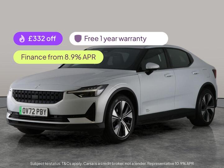 Polestar Polestar 2 Single Motor 69kWh Standard Range Fastback Auto FWD 5dr
