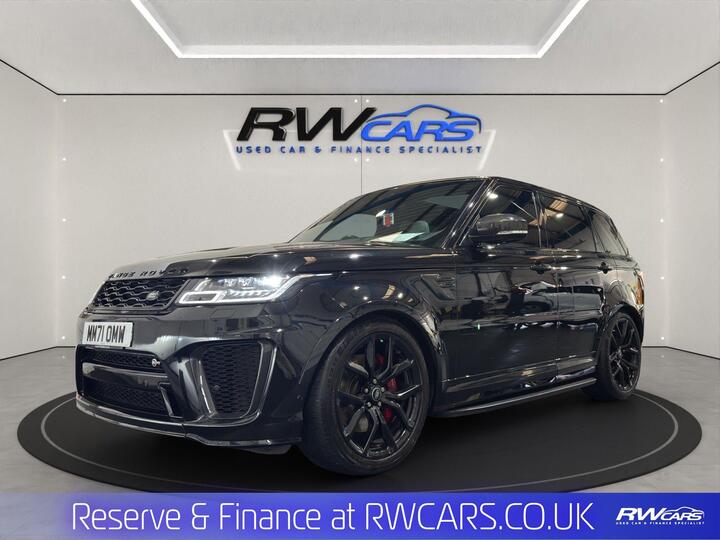 Land Rover RANGE ROVER SPORT 5.0 P575 V8 SVR Carbon Edition Auto 4WD Euro 6 (s/s) 5dr