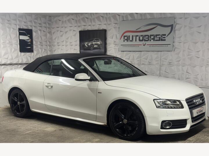 Audi A5 Cabriolet 2.7 TDI V6 S Line Multitronic Euro 5 2dr Audi A5 Cabriolet 2.7 TDI V6 S Line Multitronic Euro 5 2dr