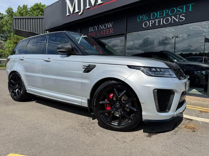 Land Rover RANGE ROVER SPORT 5.0 P575 V8 SVR Auto 4WD Euro 6 (s/s) 5dr Land Rover RANGE ROVER SPORT 5.0 P575 V8 SVR Auto 4WD Euro 6 (s/s) 5dr