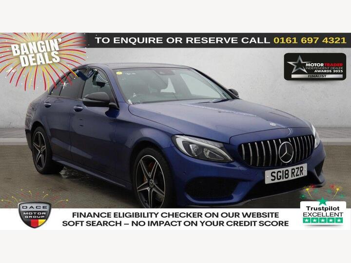 Mercedes-Benz C-CLASS 2.1 C250d AMG Line (Premium Plus) G-Tronic+ 4MATIC Euro 6 (s/s) 4dr Mercedes-Benz C-CLASS 2.1 C250d AMG Line (Premium Plus) G-Tronic+ 4MATIC Euro 6 (s/s) 4dr
