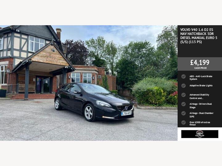 Volvo V40 1.6 D2 ES Nav Euro 5 (s/s) 5dr