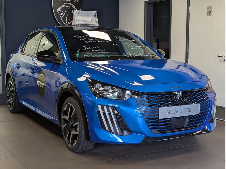 Peugeot E-208 51kWh GT Premium Auto 5dr (7.4kW Charger)