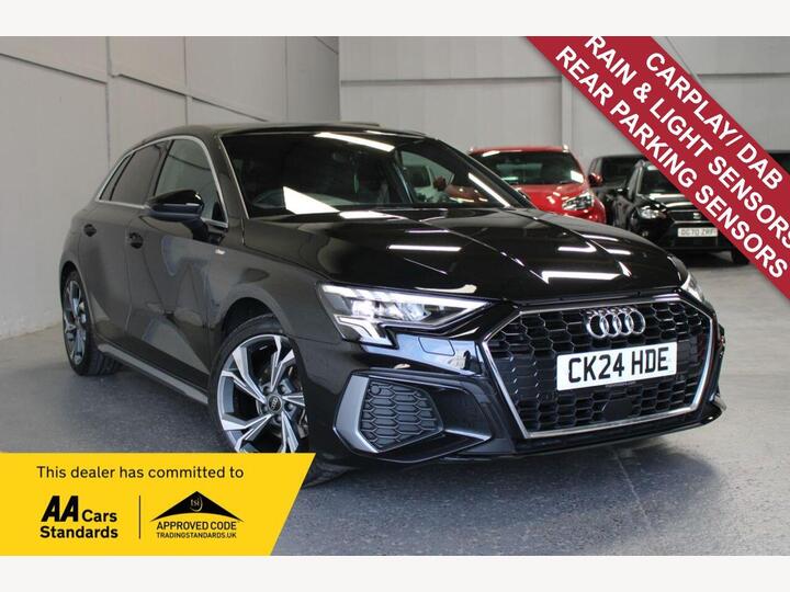 Audi A3 1.0 TFSI 30 S Line Sportback S Tronic Euro 6 (s/s) 5dr