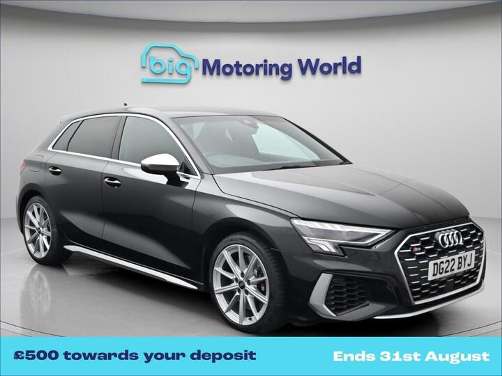 Audi S3 2.0 TFSI Sportback S Tronic Quattro Euro 6 (s/s) 5dr