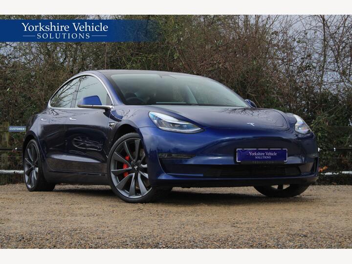 Tesla Model 3 (Dual Motor) Performance Auto 4WDE 4dr (Performance Upgrade)