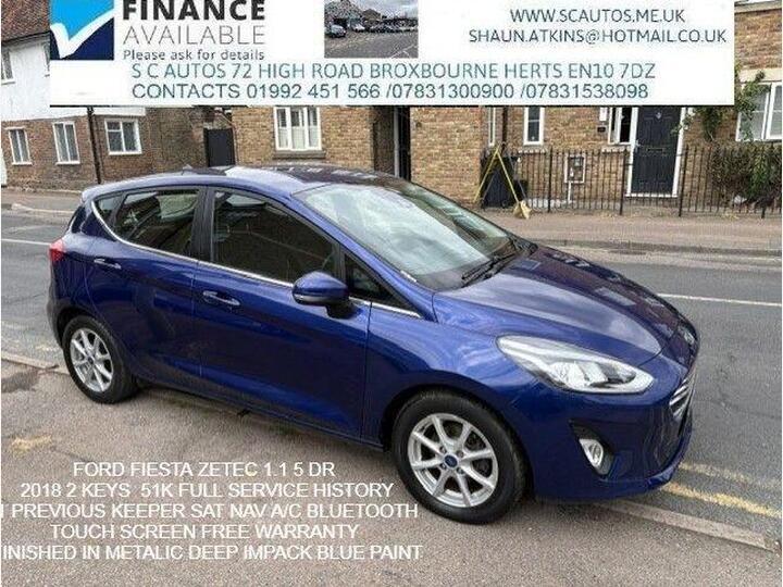 Ford Fiesta 1.1 Ti-VCT Zetec Euro 6 (s/s) 5dr