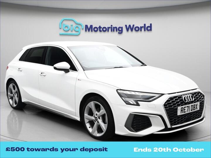 Audi A3 1.5 TFSI 35 S Line Sportback Euro 6 (s/s) 5dr