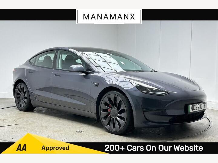 Tesla Model 3 (Dual Motor) Performance Auto 4WDE 4dr (Performance Upgrade)