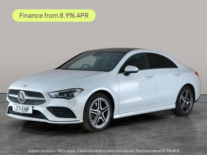 Mercedes-Benz CLA 1.3 CLA250e 15.6kWh AMG Line (Premium Plus) Coupe 8G-DCT Euro 6 (s/s) 4dr Mercedes-Benz CLA 1.3 CLA250e 15.6kWh AMG Line (Premium Plus) Coupe 8G-DCT Euro 6 (s/s) 4dr