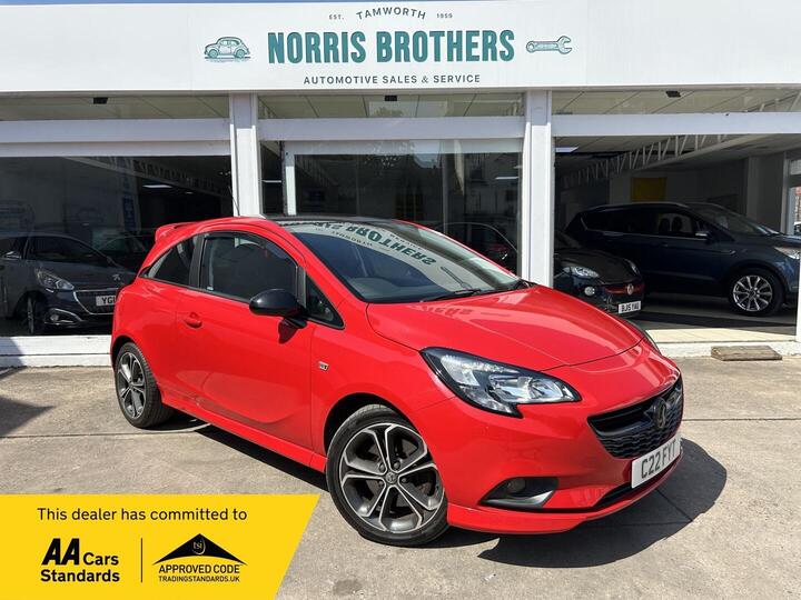 Vauxhall CORSA 1.4i Turbo Red Edition Euro 6 (s/s) 3dr